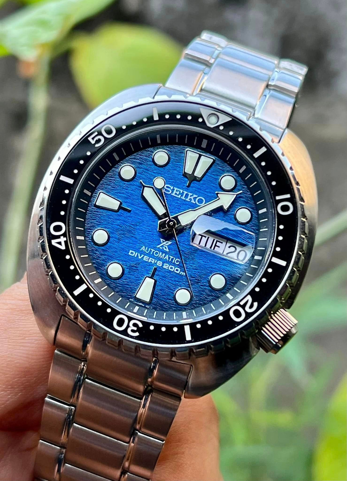 Seik_o Prospex Diver Silver/Blue Watch
