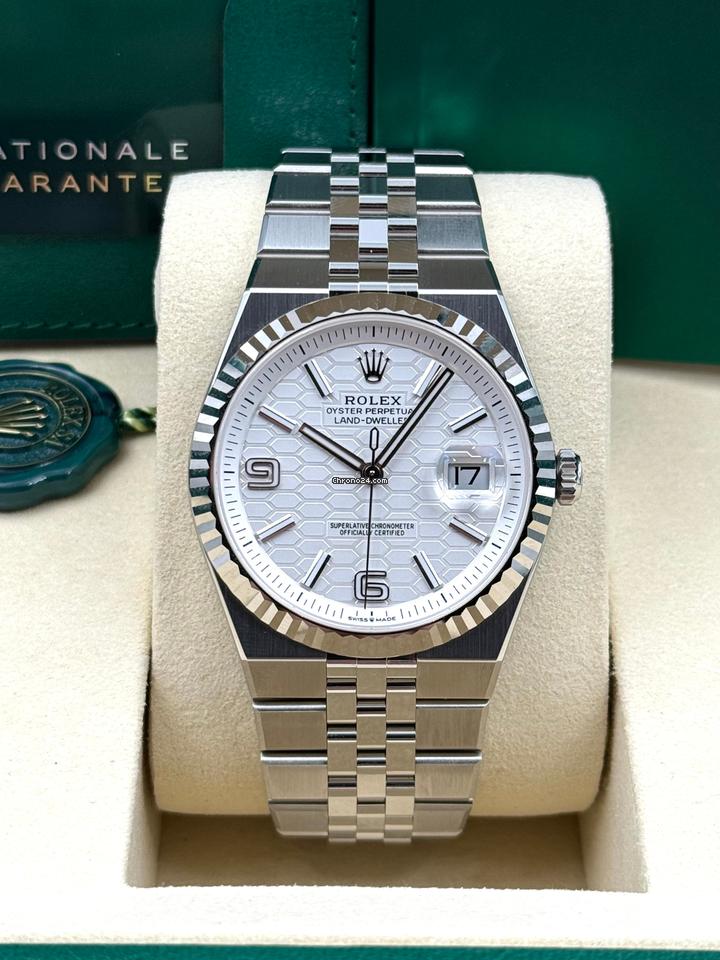 Role_x  Land Dweller Silver/White  Watch