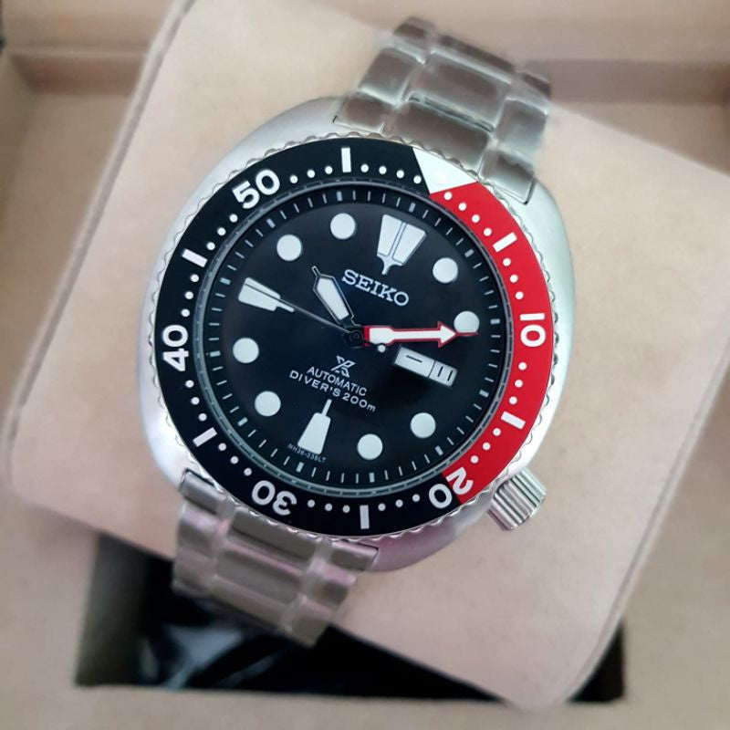 Seik_o  Prospex Diver Orange Watch