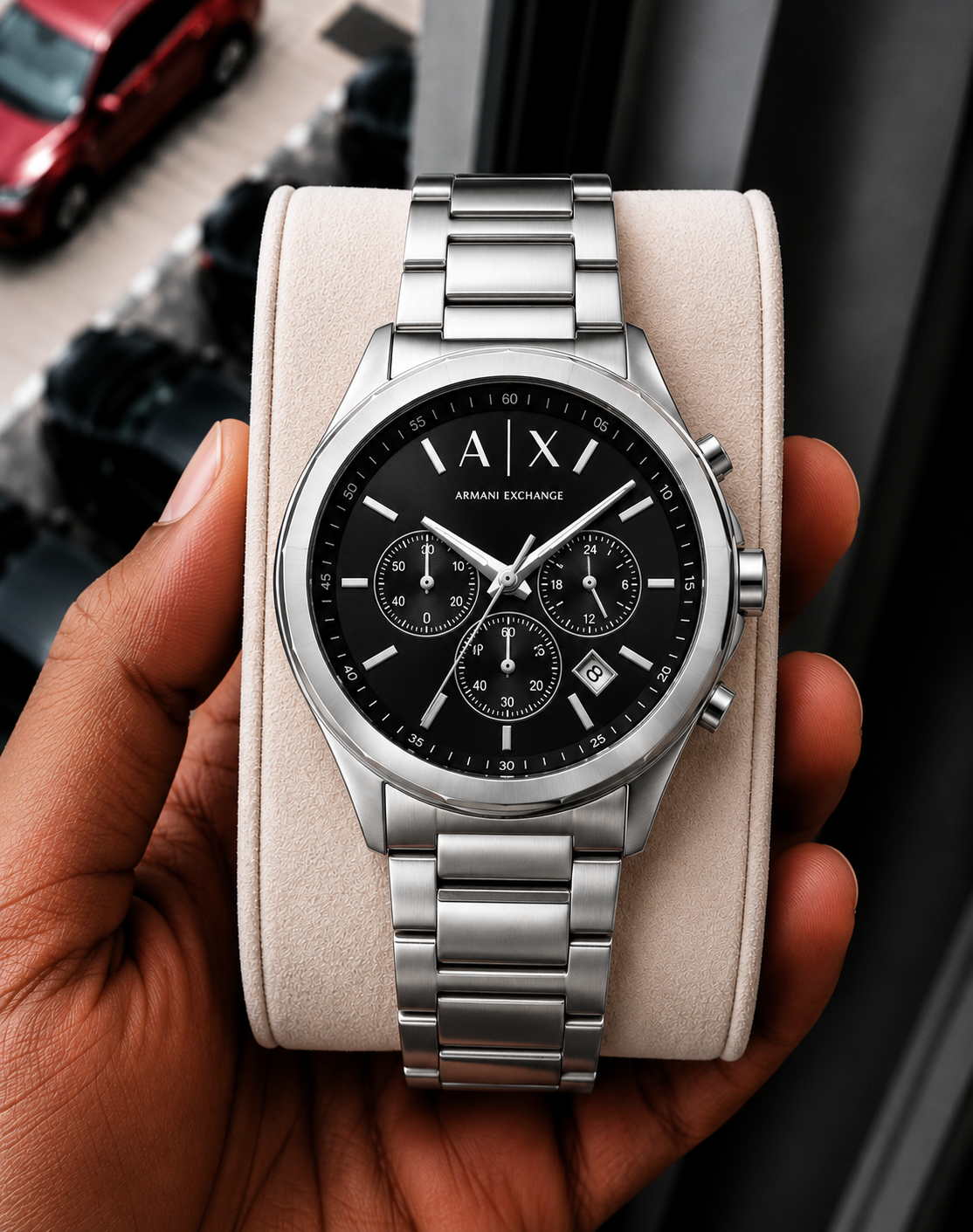 Arman_i Exchange Gunmetal Silver/Black Watch