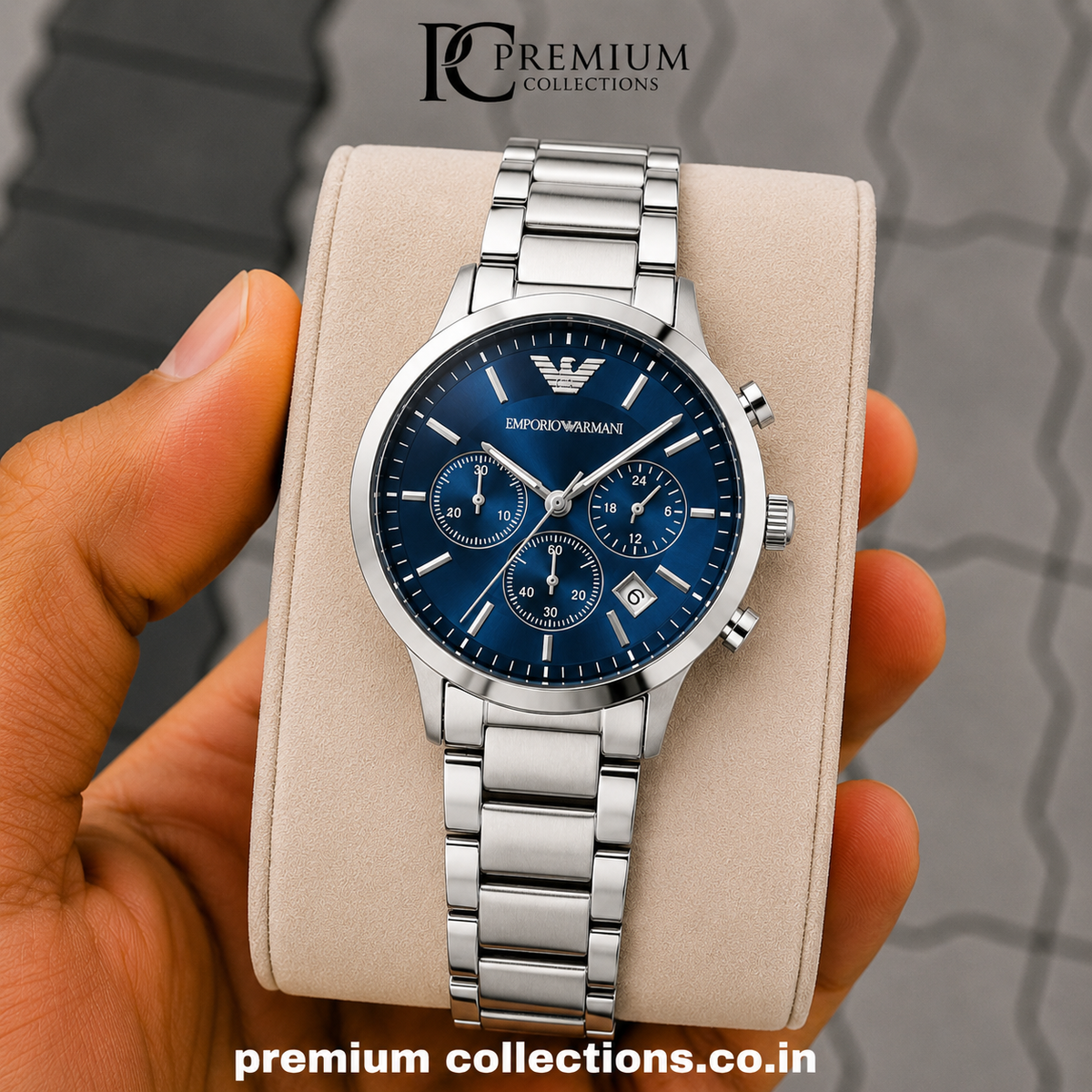Empori_o Arman_i Chronograph Watch