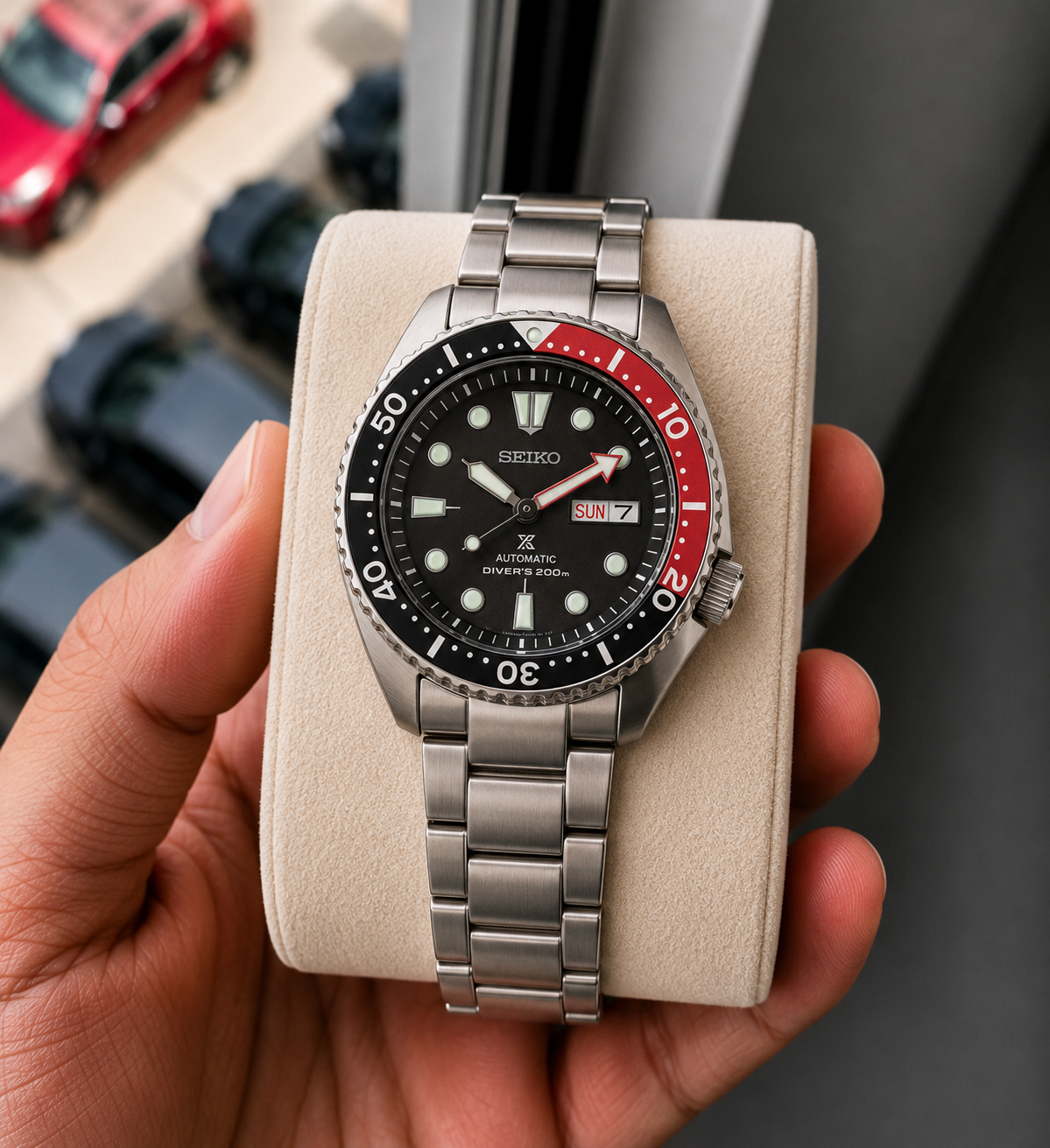 Seik_o  Prospex Diver Orange Watch