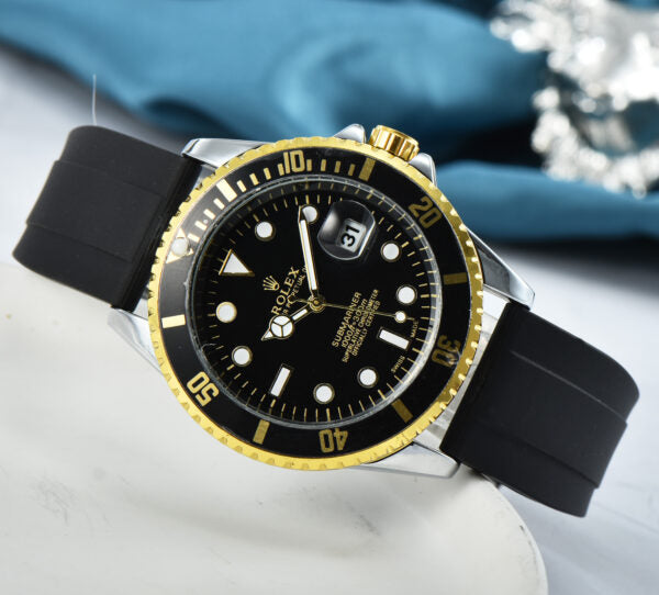 Role_x Submarine Black 2Tone Belt Watch