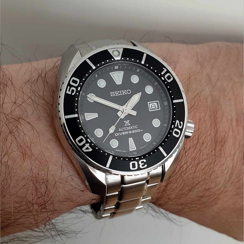 Seik_o Prospex Diver Silver/Black Watch
