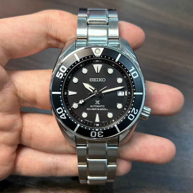 Seik_o Prospex Diver Silver/Black Watch