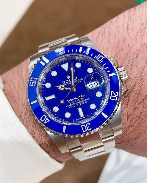 Role_x Submarine Silver/Blue Watch