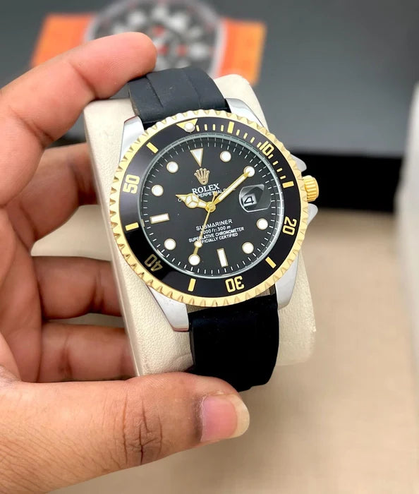 Role_x Submarine Black 2Tone Belt Watch