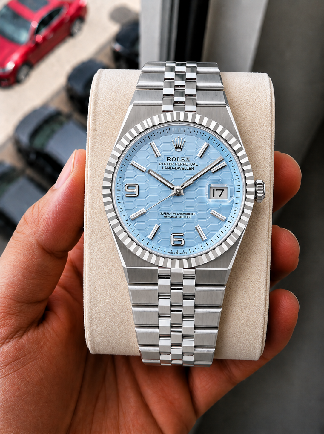 Role_x  Land Dweller Silver/Sky Watch