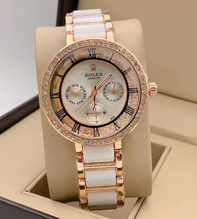 Celine White/White Chronograph Watch