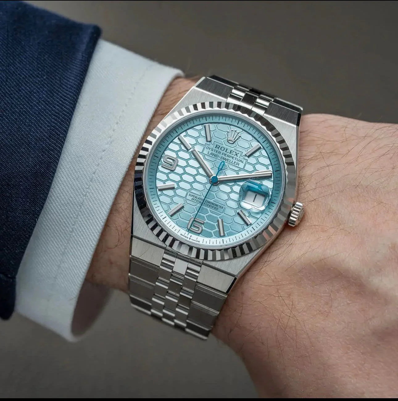 Role_x  Land Dweller Silver/Sky Watch